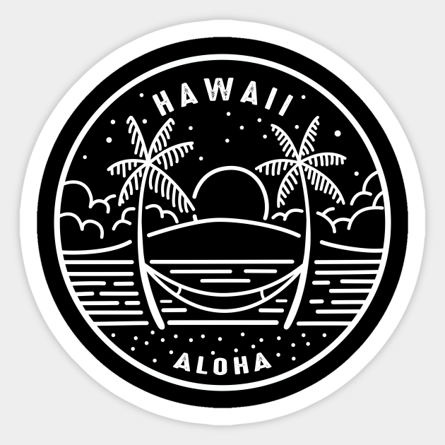 Vintage Aloha Hawaii Island Tropical Hawaii Vacation Souvenir Vintage